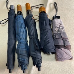 紳士向け 折り畳み傘5本