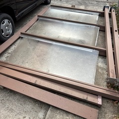 受け渡し者決定　
ウッドデッキセット　樹脂素材の画像