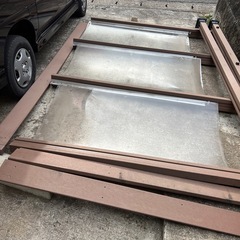 受け渡し者決定　
ウッドデッキセット　樹脂素材の画像