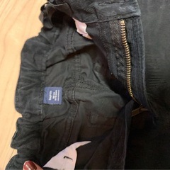gapkid's160 黒コーデュロイパンツの画像