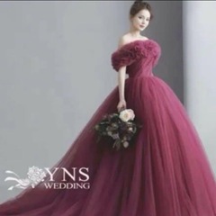 【2点セット】ウェディングドレス、カラードレスの画像