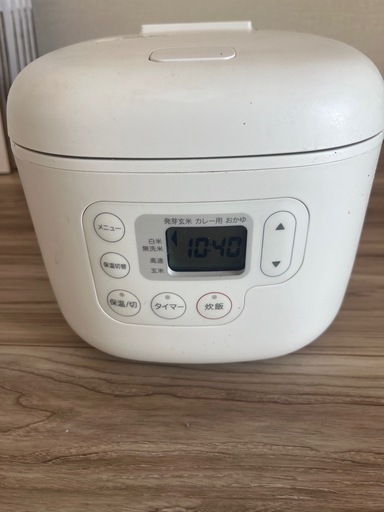 無印良品　炊飯器3合
