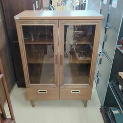 キャビネット☆木製、アンティーク調、収納【浜村鹿野温泉ICから3分 買取本舗 宮本リサイクル 営業時間9～19時 定休日水曜のみ←連絡できませんm(_ _)m】の画像