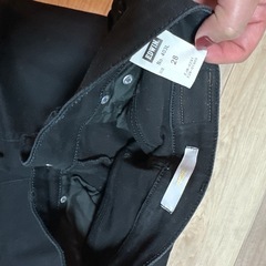 EDWIN黒デニム　28インチの画像
