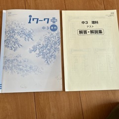 中学3年生
Iワークプラス
