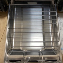 Paloma(パロマ) 水無し片面焼 コンパクト ガステーブル ガスコンロ IC-S87-LLPガス用 チャコールの画像