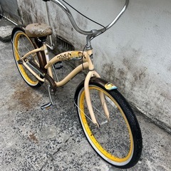 26インチ3段ギアNIRVEナーブビーチクルーザー自転車ストリートバイク🍉プロフ必読の画像