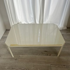 ホワイトテーブル使用感あり