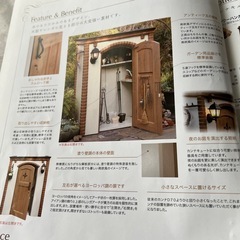 物置　倉庫　ガーデニング　ドア　左開き　お値引き交渉可の画像