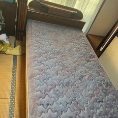 1月後半納品/限定商品　セミダブルベット　セミダブルマットレス　セット