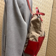お値下げしました。【使用1度】レディースリュック本革の画像