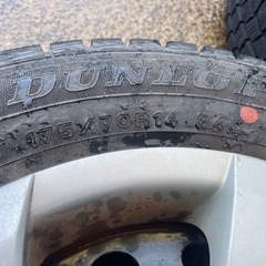 175/70R14 84Qホイール付 スタッドレスタイヤ4本 DUNLOPの画像