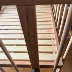 受け渡し先決定】ファルスカのベビーベッド（ミニジョイントベッド）の画像