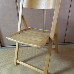 無印木製折りたたみ椅子