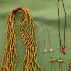 ネックレス　アンクレット　ピアス　未使用品の画像