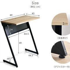 【美品】スタンディングデスク（高さ100cm、幅90cm、奥行き45cm)の画像