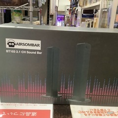 AIRSOMBAR サウンドバー2.1ch BT103  リサイクルショップ宮崎屋　佐土原店　25.5.24Fの画像