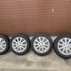 【美品】155/65R14ウインターMAXスタッドレスタイヤ バリ溝