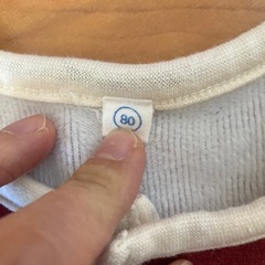 厚手ロンパース70　女の子の画像