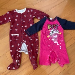 厚手ロンパース70　女の子