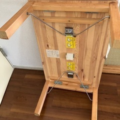 無印 折りたたみローテーブルの画像