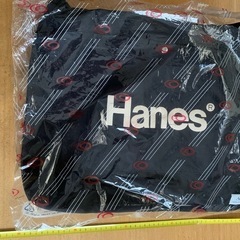 新品❣️Hanes®ヘインズ濃紺トートバッグの画像