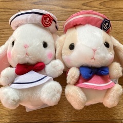 ぽてうさろっぴーのぬいぐるみ