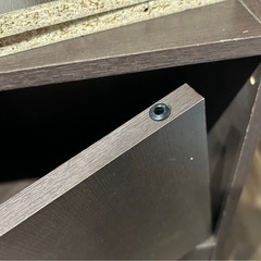 カラーボックス　扉付き　収納棚の画像