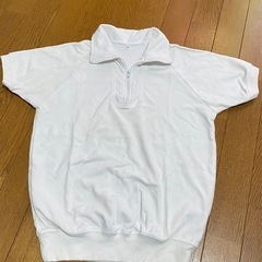 体操服 半袖 襟付き 白  160