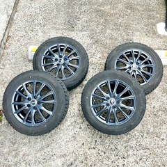 スタッドレスタイヤ+ホイールセット　ダンロップ　185/60R15 