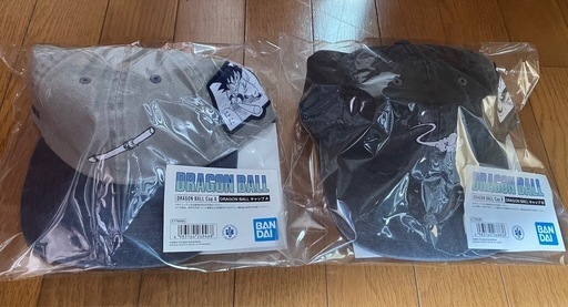 ダイマツリ　ドラゴンボール４０周年記念原作イラストグッズ　キャップ2点セット