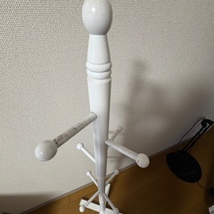 簡易式木製ポールハンガーの画像