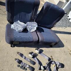 スバル　プレオ　リアシート　パノラマシート　希少ですの画像