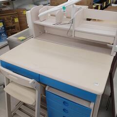 ★ジモティー割あり★学習机基本的フルセット　BL　 高さ(H)110cm× 幅(W)99cm× 奥行(D)76cm【joh3729】