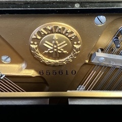 ☆YAMAHA アップライトピアノ 黒　No.U1　引取限定の画像