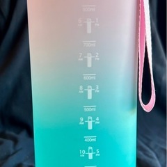 熱中症対策　1日の水分確保の水筒の画像