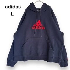adidas アディダス パーカー 裏起毛 Ｌサイズ 