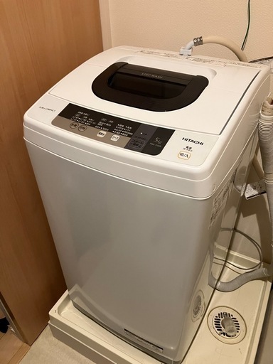 【引取】HITACHI 日立 洗濯機 NW- 5WR 5kg 2016年製 動作確認済み