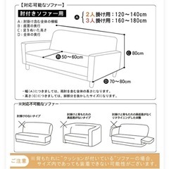 【新品未使用】3人掛けソファ ソファカバー 黒色の画像