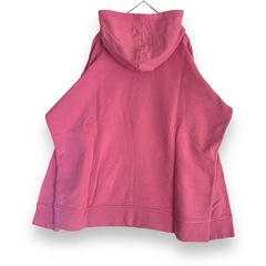 adidas アディダス パーカー オーバーサイズ XL ピンク色の画像