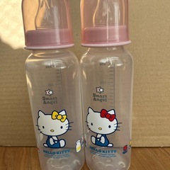 【あげます】西松屋　哺乳瓶　2本の画像