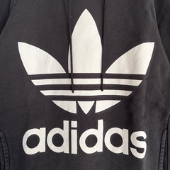 adidas アディダス パーカー アディダスオリジナルス Mサイズ デカロゴの画像