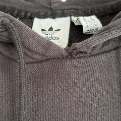 adidas アディダス パーカー アディダスオリジナルス Mサイズ デカロゴの画像