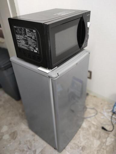 電子レンジと冷蔵庫