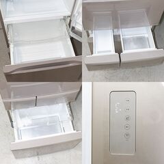 【新生活応援セール / 訳あり特価品 / 徹底除菌クリーニング済み / ファミリー向け】 東芝 5ドア冷蔵庫 大容量426L GR-H43G 自動製氷 ルネキャット光触媒 ecoモード 幅60cmの画像