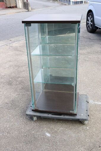 3段 ガラスケース ディスプレイ コレクションボード USED 中古