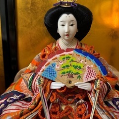 【美品】宮内庁御用達【吉徳大光】天翔龍　雛人形セット　ぼんぼり光りますの画像