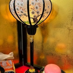 【美品】宮内庁御用達【吉徳大光】天翔龍　雛人形セット　ぼんぼり光りますの画像