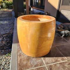 餅つき臼の画像