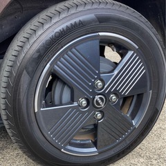 4本セットYokohama 14インチ サマータイヤ ブラックホイール